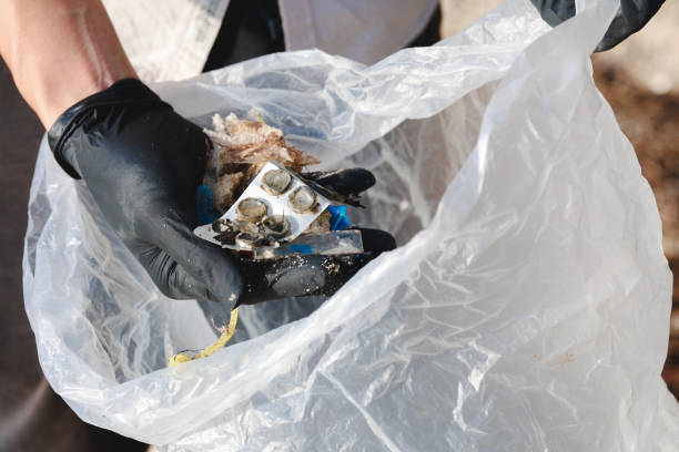 Air quality testing equipment used during illict drug cleanup in West Bradenton