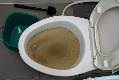 sewage cleanup in the house