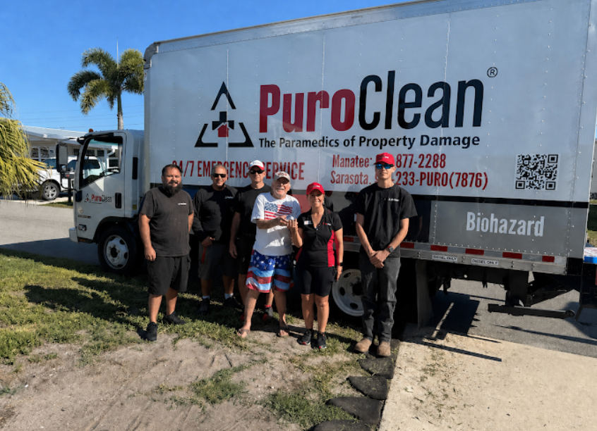 PuroClean Bradenton team providing compassionate support during after death house cleaning