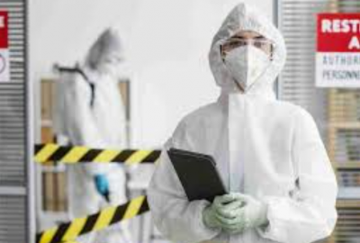 certified death cleanup service technician in Bradenton FL ready for biohazard remediation