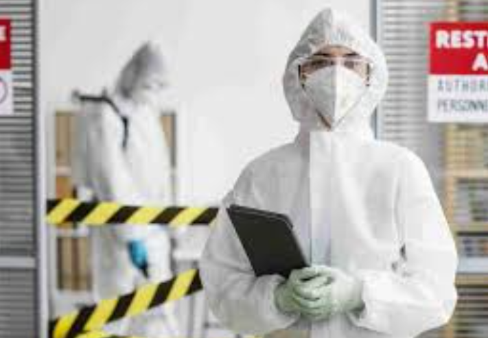 certified death cleanup service technician in Bradenton FL ready for biohazard remediation