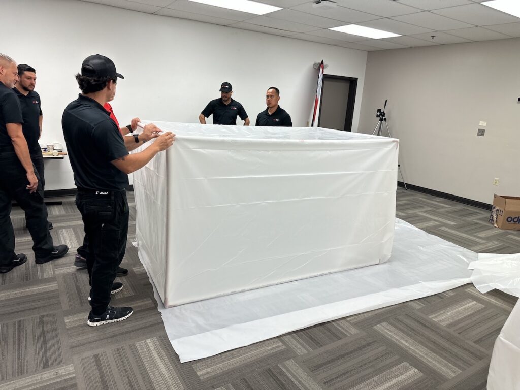 Applied Microbial Remediation Technician training in progress