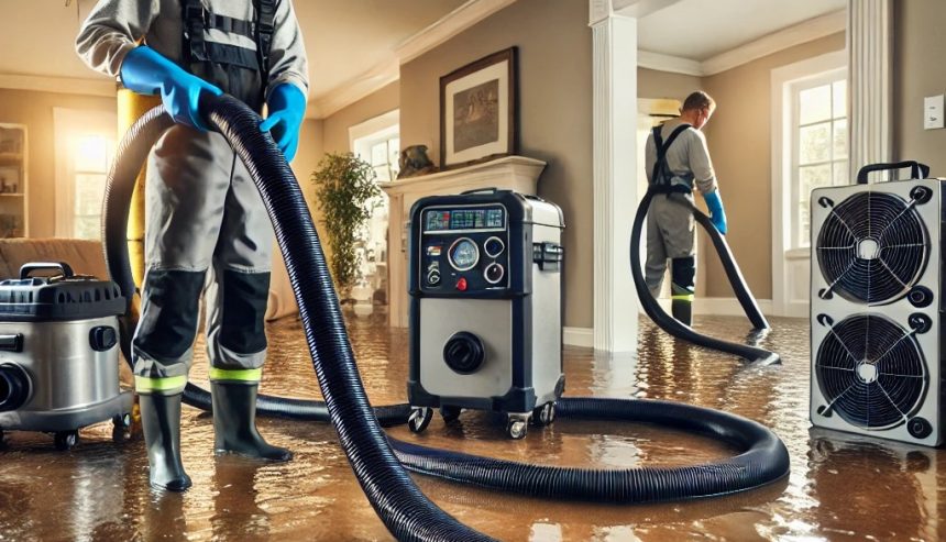 Water damage restoration services