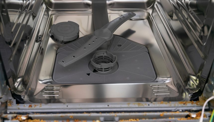 how to get rid of grease buildup in dishwasher