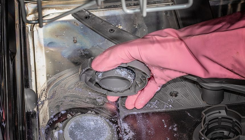 dishwasher flooding grease