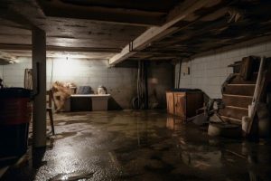 musty smell basement