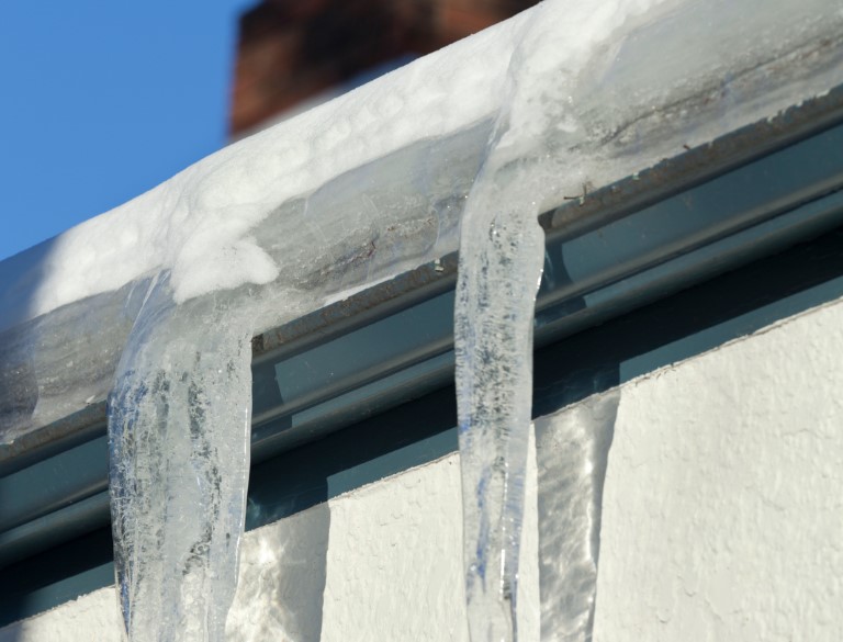 ice dams and winter water damage