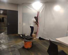 Project manager ensuring library is prepped