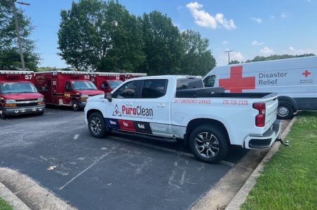 PuroClean emergency response vehicle in Alpharetta, GA for water damage restoration