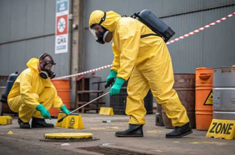 two men person working for Biohazard Cleanup Complete Safety