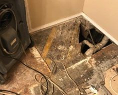 Toilet before mold and water damage remediation by PuroClean Emergency Restoration Services Caseyville IL