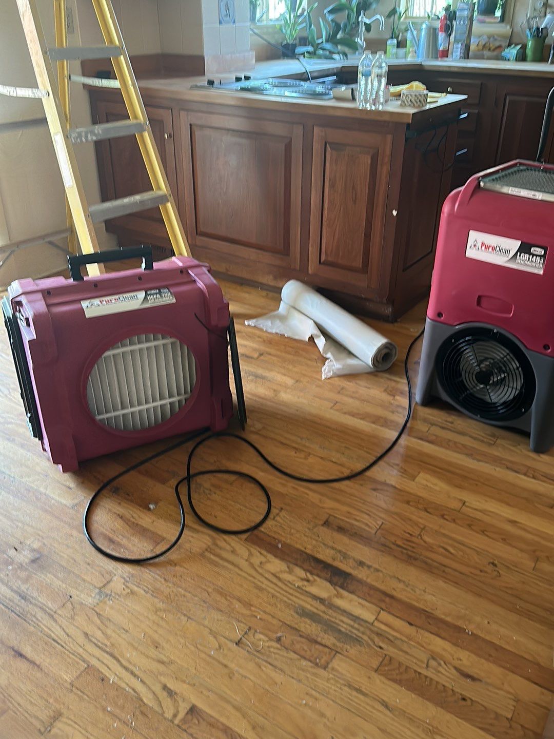 Drying equipment set up