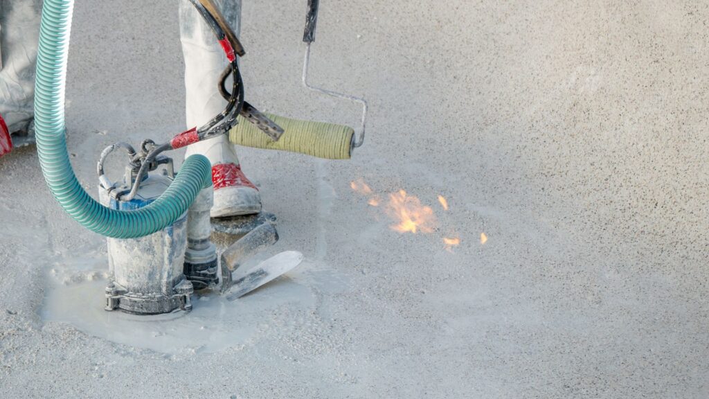 expert working on a sump pump