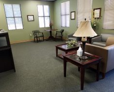 Office after water damage remediation process by PuroClean Certified Restoration Specialists Centennial CO