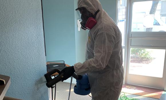 Odor neutralization equipment operating