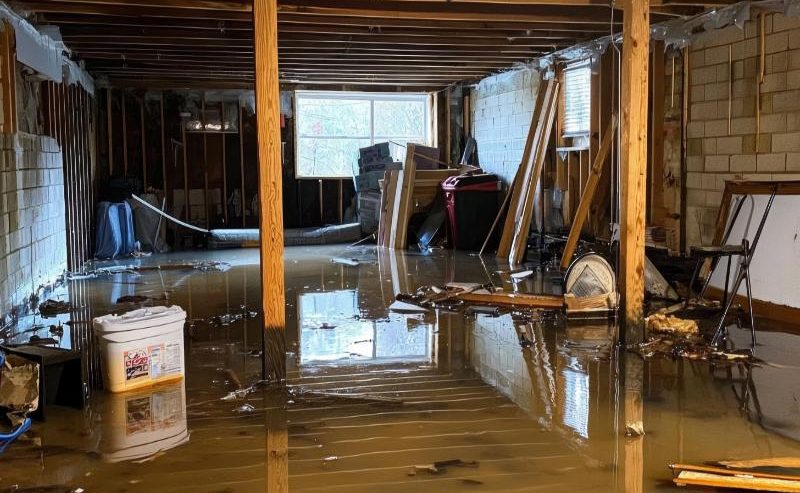 flooded basement residential home water damage Centennial Colorado