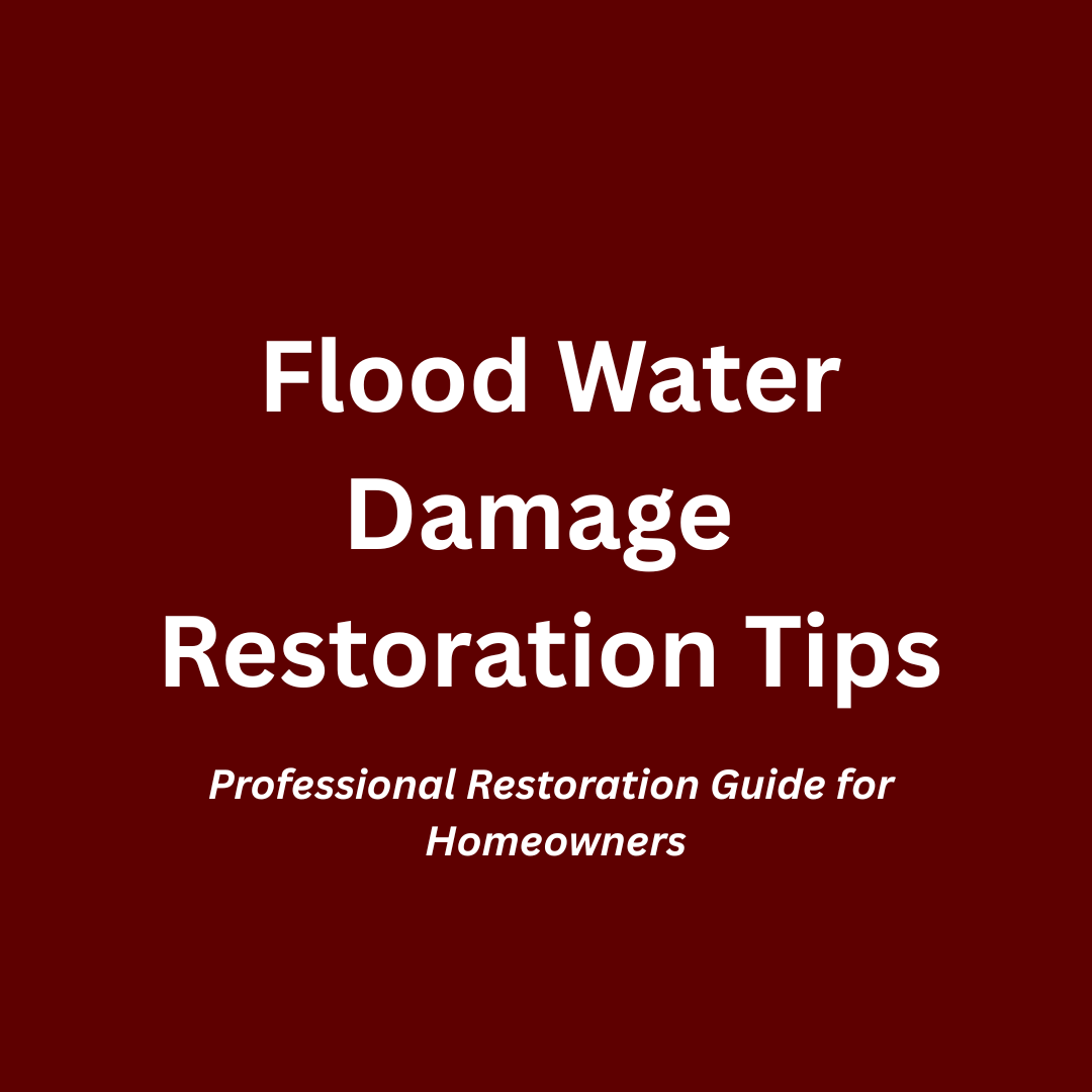 What to Do in a Flood Water Damage Situation: What’s the Difference ...