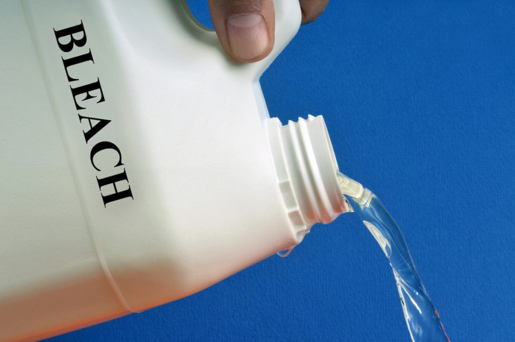 Biohazard Clean-up | PuroClean of Charleston | bleach photo