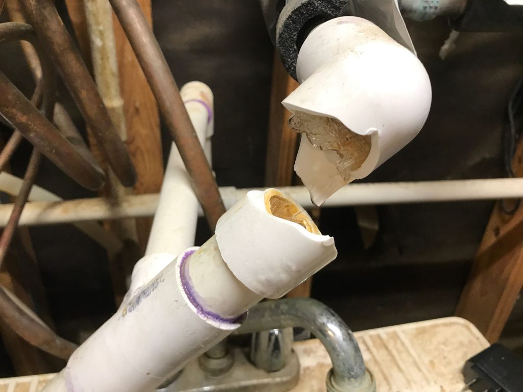frozen pipe