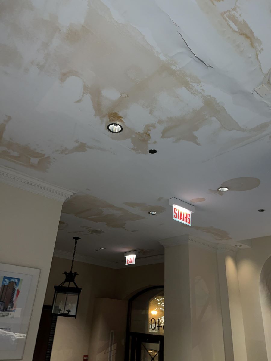 16 Floors of Commercial Water Damage Caused by Hotel Water Main Break