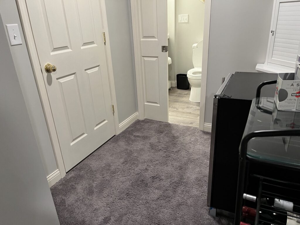 flooded basement