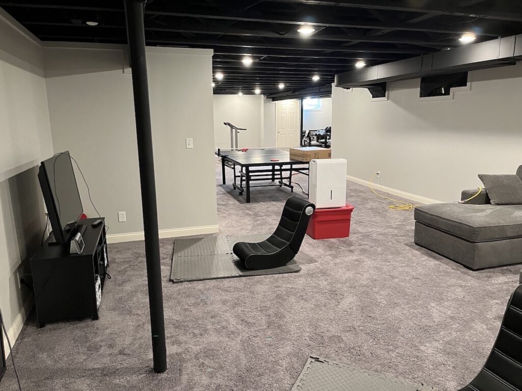 flooded basement