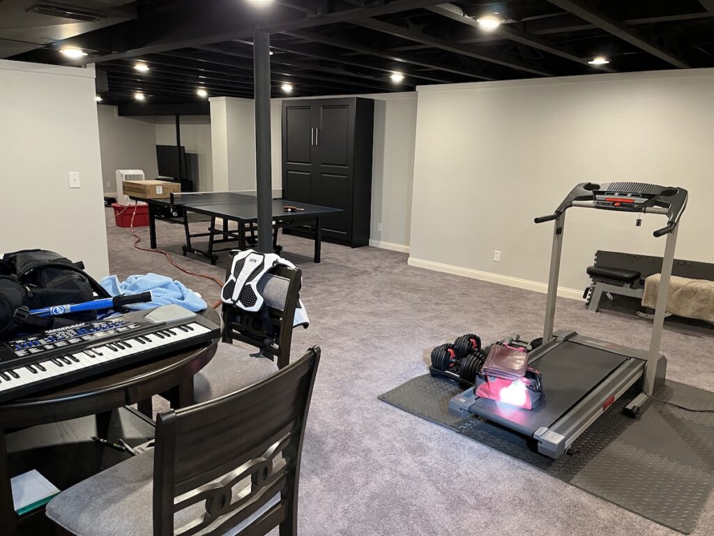 flooded basement