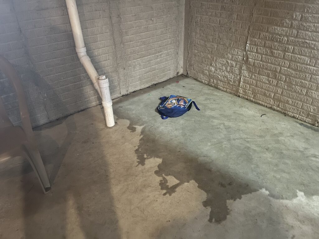 The sump pump malfunctioned.