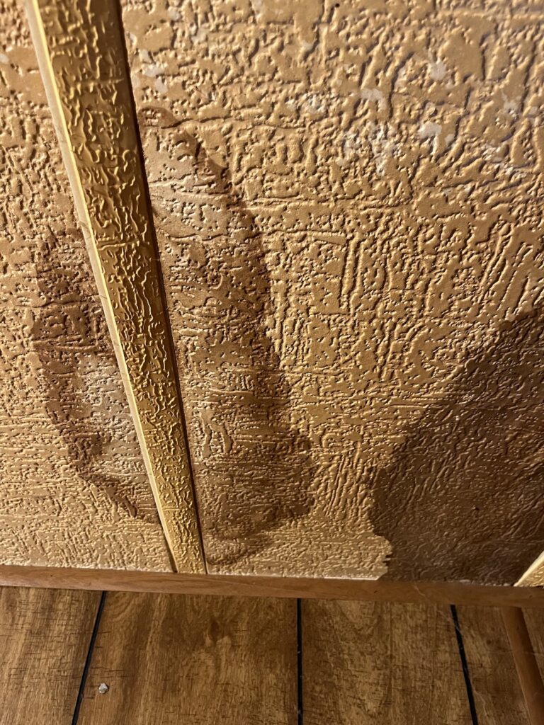 We performed water damage restoration in Granville home.