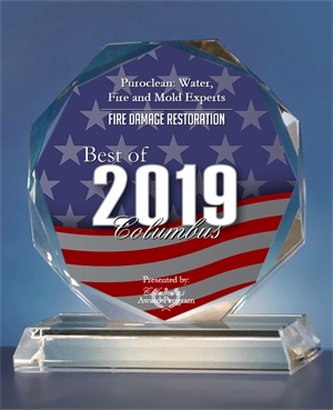 PuroClean: Water, Fire and Mold Experts Receives 2019 Best of Columbus Award