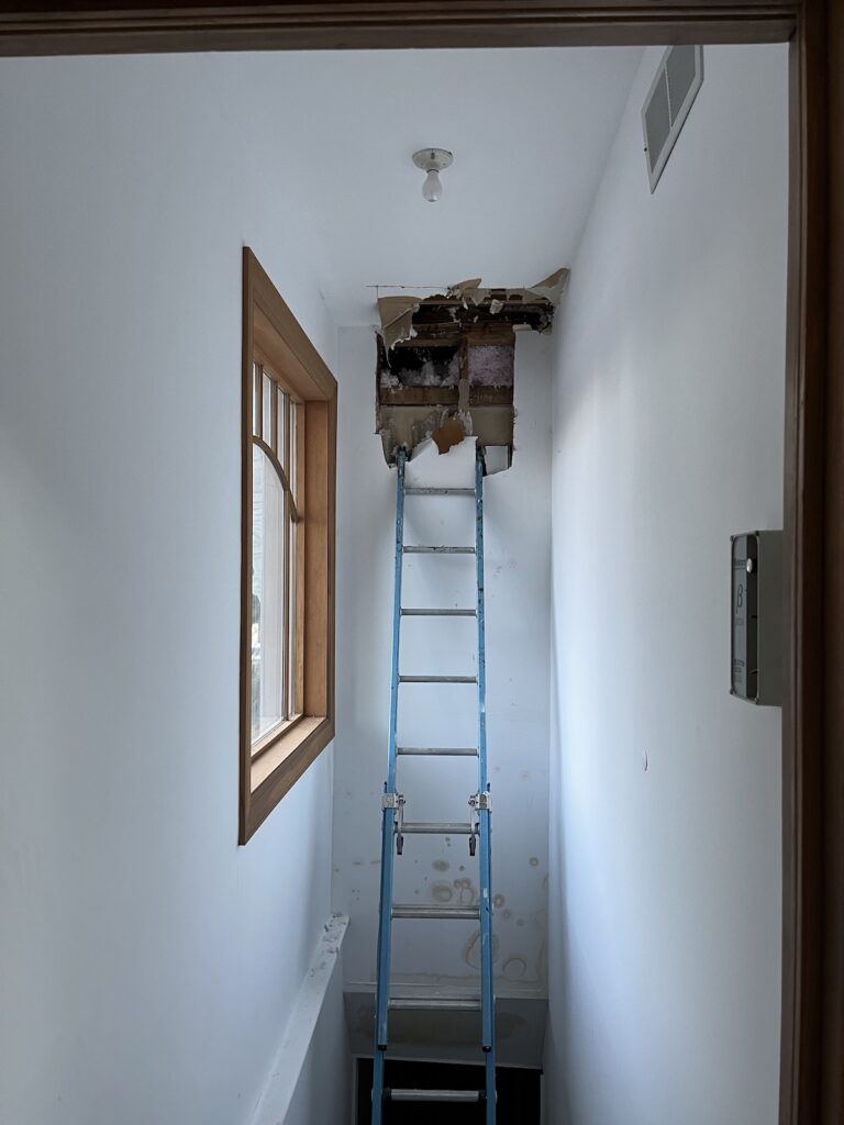 We assisted a homeowner with mold remediation in Dublin, Ohio.