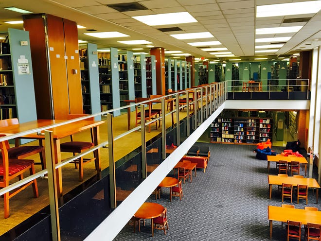 Mold growth in Ohio library.