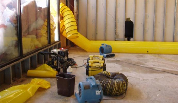 Emergency water restoration assessment and regulatory compliance documentation