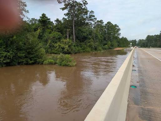 Water damage restoration assessment at a Madisonville LA waterfront property showing tidal water table influence on foundation moisture and structural saturation