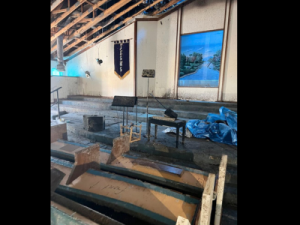 Professional emergency fire damage cleanup services restoring residential property after a fire.