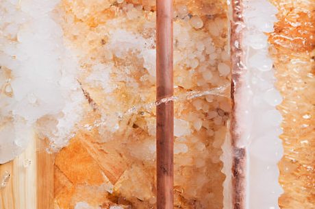 frozen pipe vs. burst pipe in winter