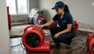 water damage restoration in Muscatine