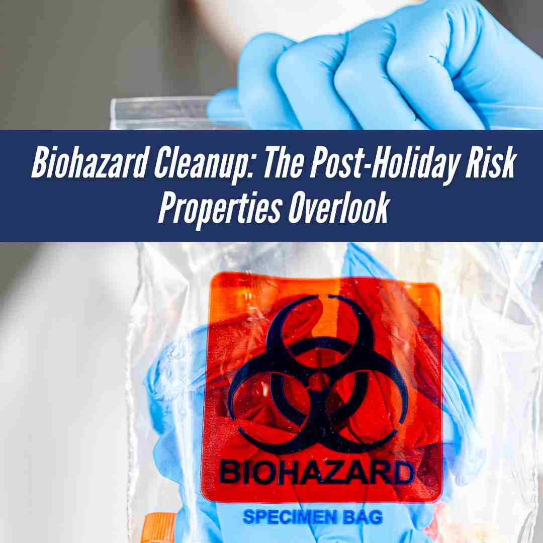 Biohazard Cleanup: 5 Critical Risks After the Holidays