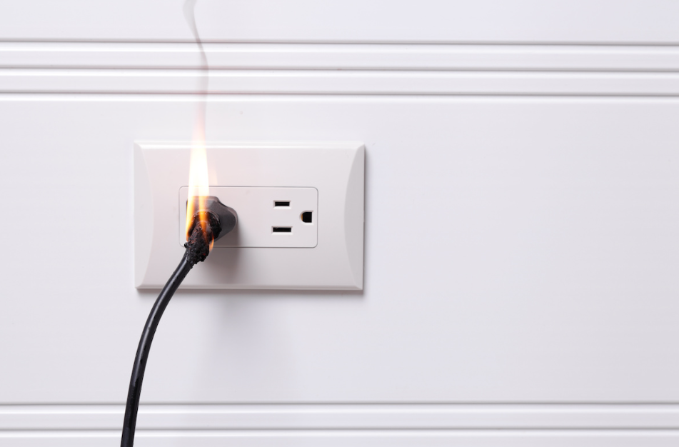 Hazards With Frayed Electrical Cords