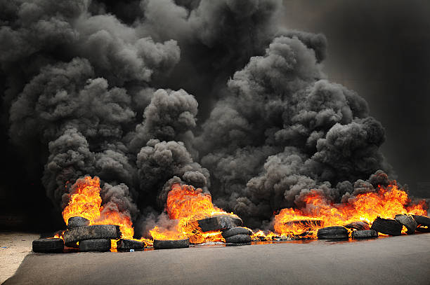 fire and smoke
