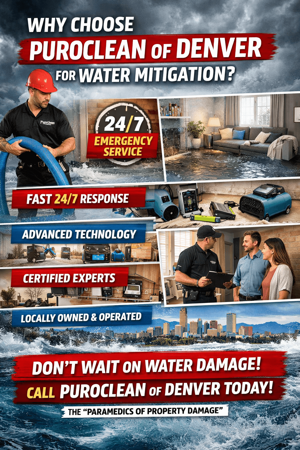 Why PuroClean of Denver is Your #1 Choice for Water Mitigation