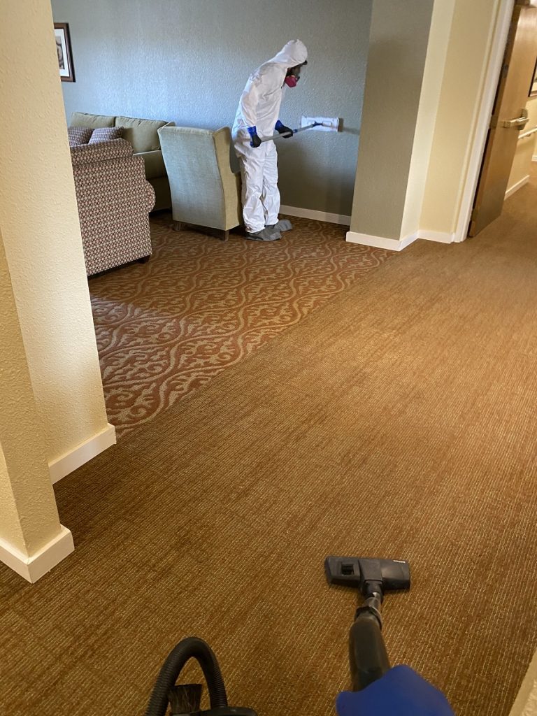 COVID-19 Cleaning senior living facility Denver