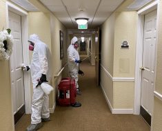 COVID-19 Cleaning senior living facility Denver