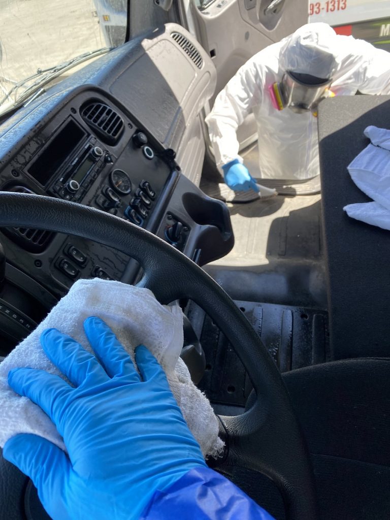 coronavirus vehicle cleaning Denver