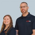 Brandon Burns & Eleanor Terlecki, owner of PuroClean of Auburn