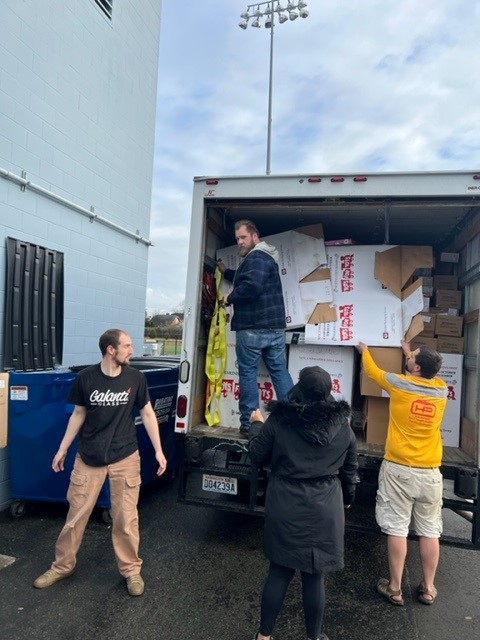 The toy drive collected thousands of donations.
