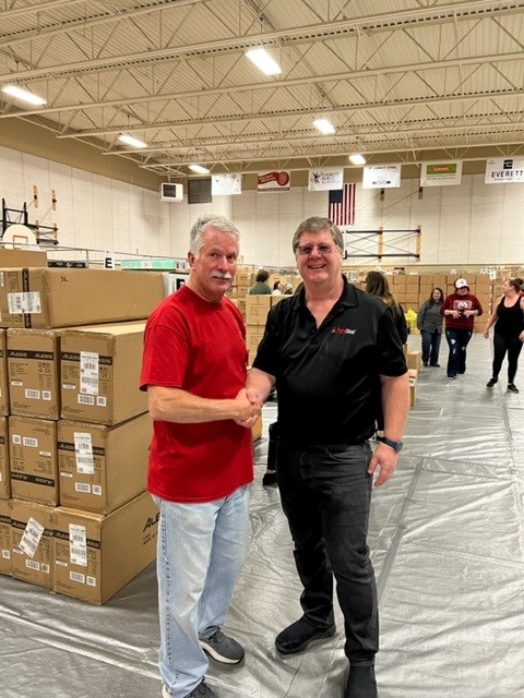 We worked with lead volunteer coordinator Jerry Thomas to assist with the holiday toy drive.
