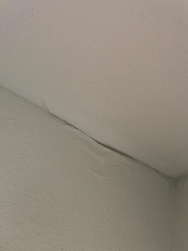 Water Leak From an Air Conditioner Damages Living Room