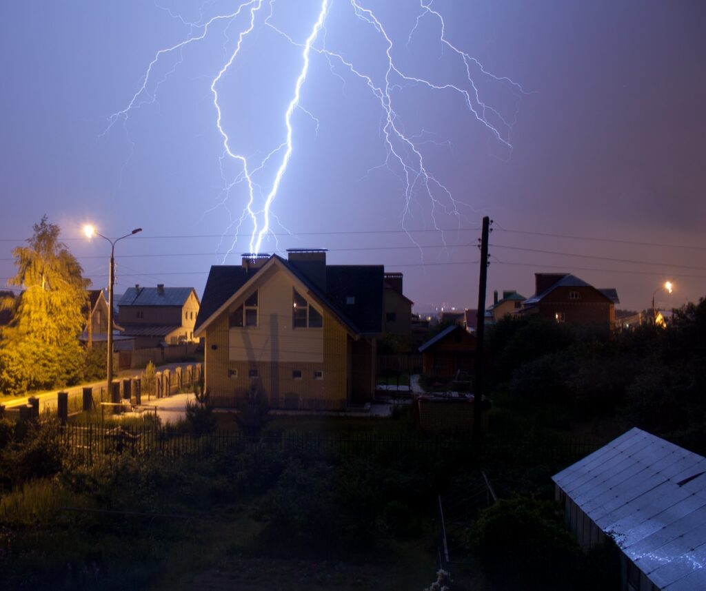 lightning strike