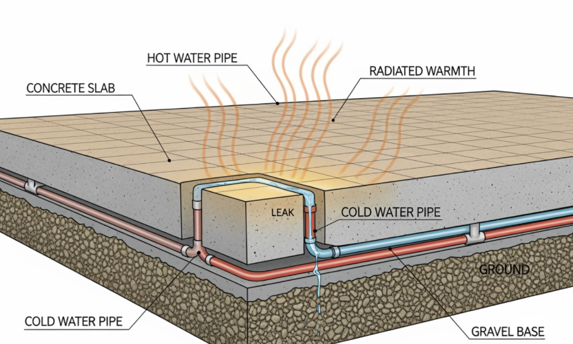 slab leak repair fort worth